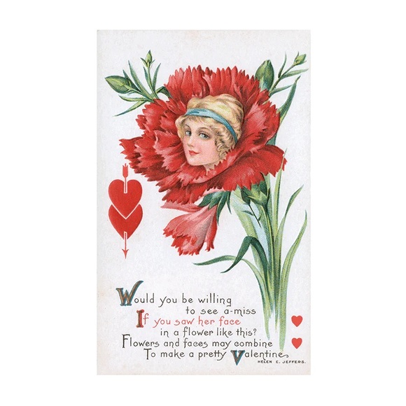Flying Elephant brand. Victorian Valentine book. 30 unique vintage postcards. - Picture 3 of 16